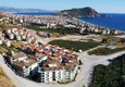 Купить Двухуровневые апартаменты с мебелью и видом на море, Алания – район пляжа Клеопатра 1 