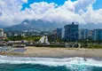 Купить Трехкомнатная квартира с мебелью и видом на море - первая береговая, район Кестель Алания 3 