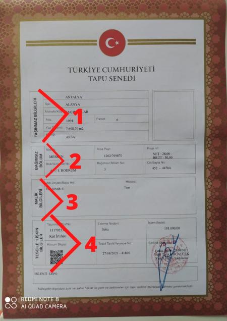 тапу свидетельство о собственности