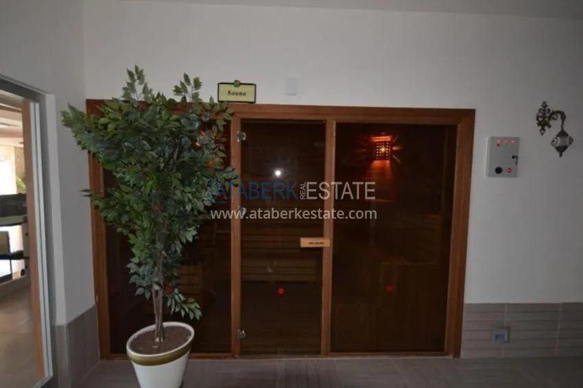 Апартаменты 1+1 с собственным пляжем в районе Авсаллар 13 