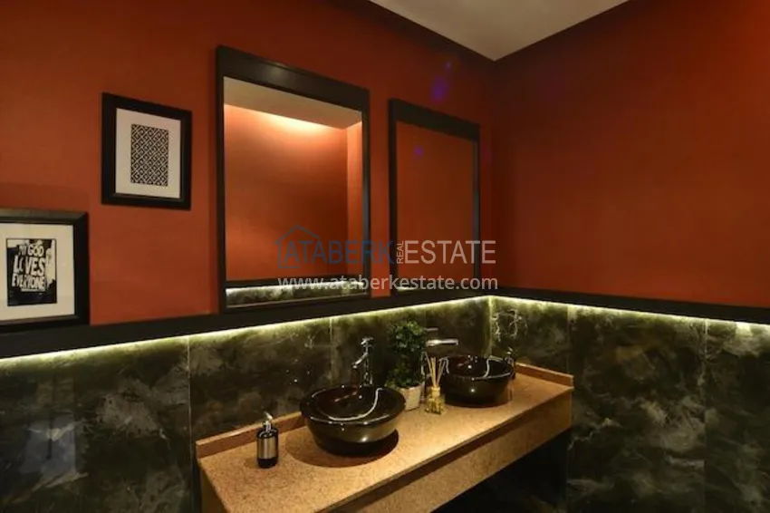 Квартира 1+1 в аренду D-8 в 50 метрах от моря в самом центре Оба 30 