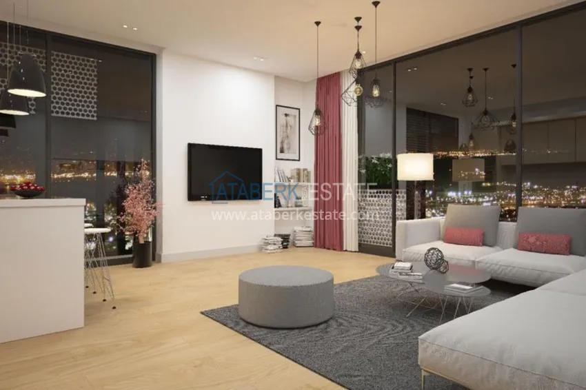 Приобрести Проект с концепцией отеля и современным дизайном, рассрочка, гарантия аренды в районе Басын Экспресс 1 