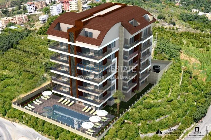 Новый комплекс в Авсалларе у прекрасного пляжа 1