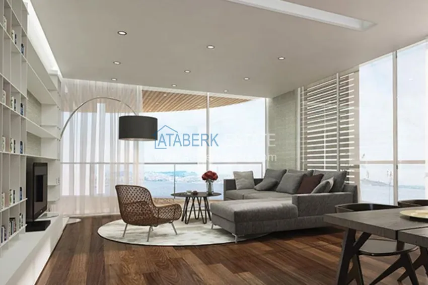 Приобрести Восхитительный жилой комплекс на берегу озера в районе Kucukcekmece 3 