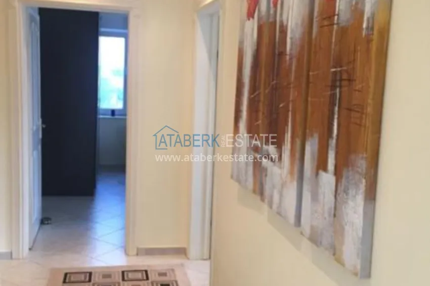 Приобрести Трехкомнатная квартира в комплексе с бассейном в Алании, 110 м2 12 