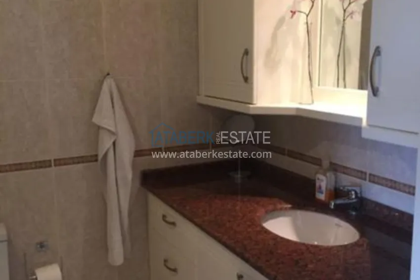 Приобрести Трехкомнатная квартира в комплексе с бассейном в Алании, 110 м2 20 