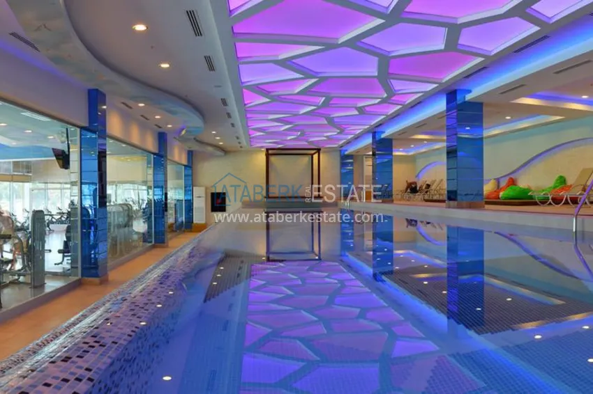 Аренда квартиры-студии в Махмутларе с мебелью в престижном комплекс-отеле  11 