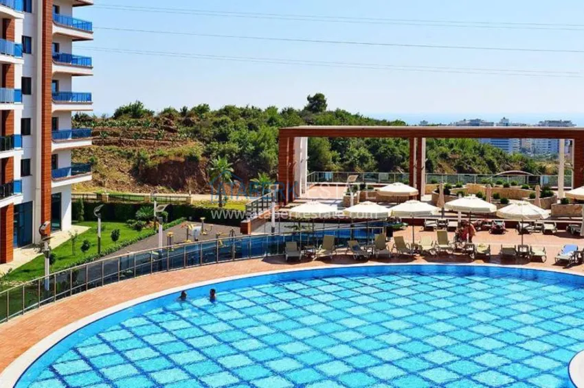 Аренда квартиры-студии в Махмутларе с мебелью в престижном комплекс-отеле  3 