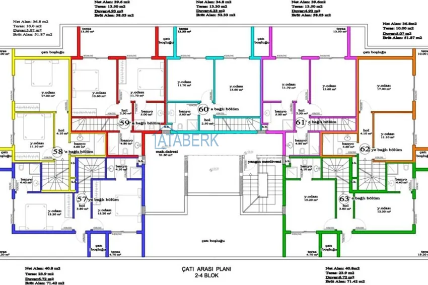 Приобрести Дуплексы в Авсалларе с собственной сауной в комплексе от знаменитого застройщика  8 