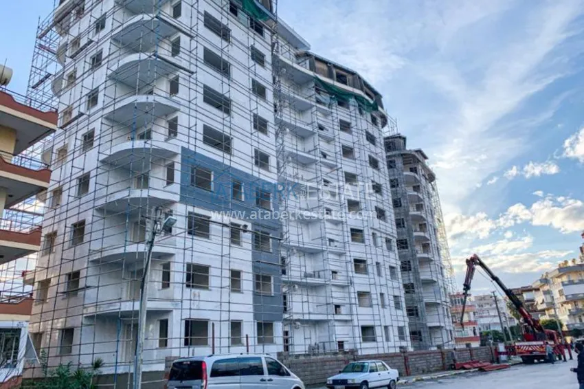 Двухкомнатная квартира в новом комплексе в районе пляжа Клеопатра 3 