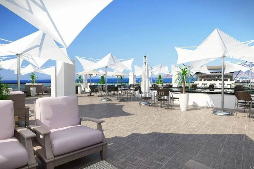 Пентхаус в Махмутларе с мебелью и видом на море 6 