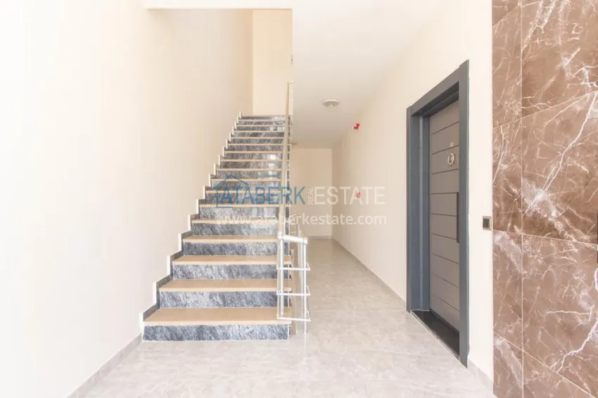 Пентхаус-дуплекс в районе Оба меблированный с видом на горы 21 