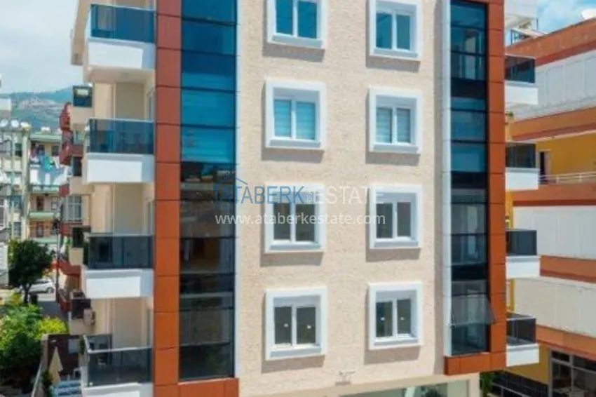 Квартира в центре Алании, с мебелью в районе пляжа Кейкубат 4