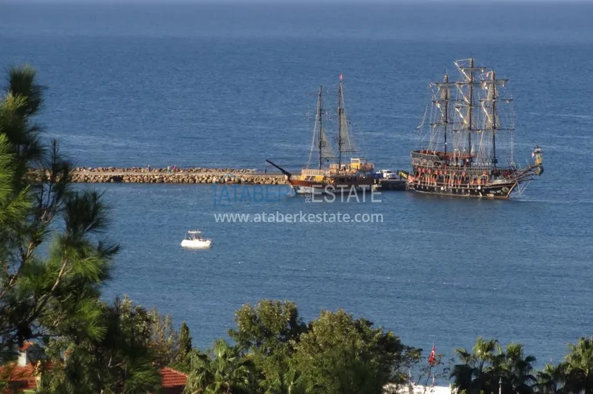 Квартира в Авсалларе в таунхаусе с мебелью и видом на море 7 