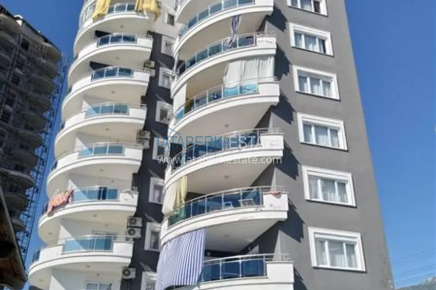 Квартира в Махмутларе с мебелью и открытым панорамным видом на море  11 