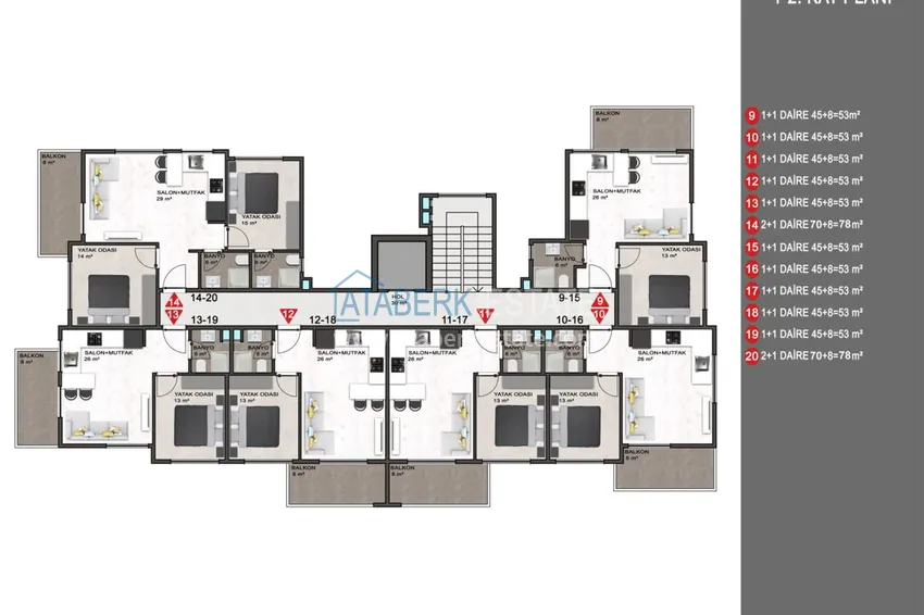 Приобрести Инвестиционно-привлекательный проект в Каргыджаке, беспроцентная рассрочка 1 