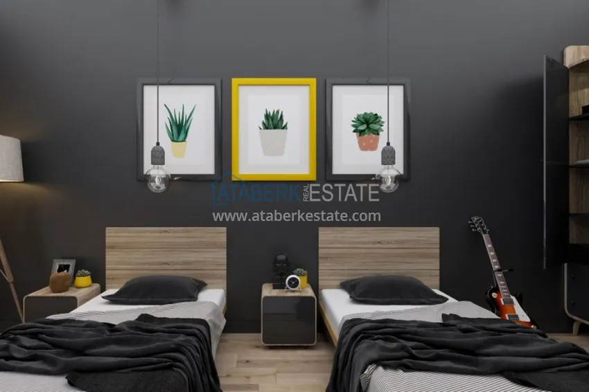 Приобрести Инвестиционный проект в центре Алании от застройщика  8 