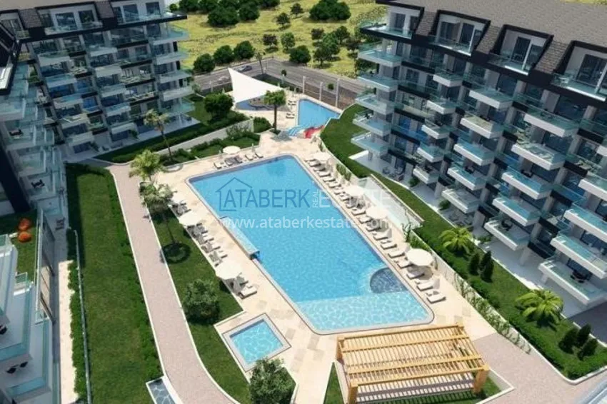 Квартира в Каргыджаке в элитном комплексе с частным пляжем 7 
