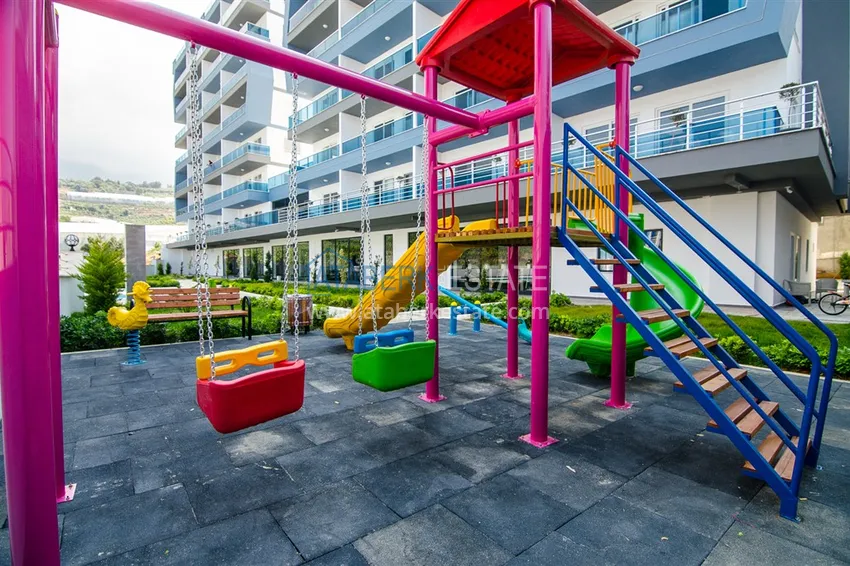 Пентхаус-дуплекс в Махмутларе с чистовой отделкой видом на горы и море  17 