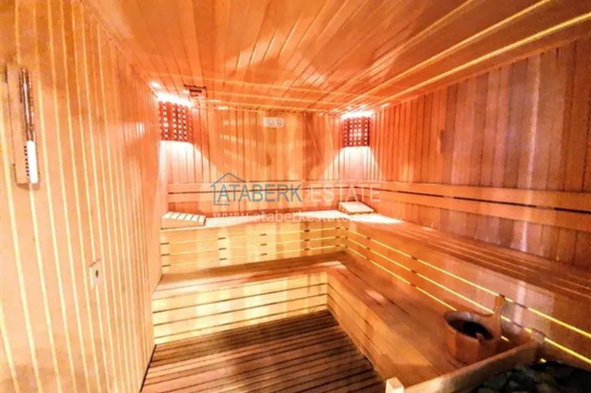 Квартира в Махмутларе две спальни стильный интерьер 18 