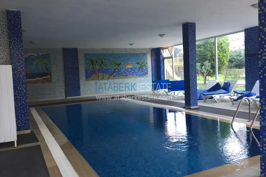 Квартира в Махмутларе с видом на море в жилом комплексе 15 