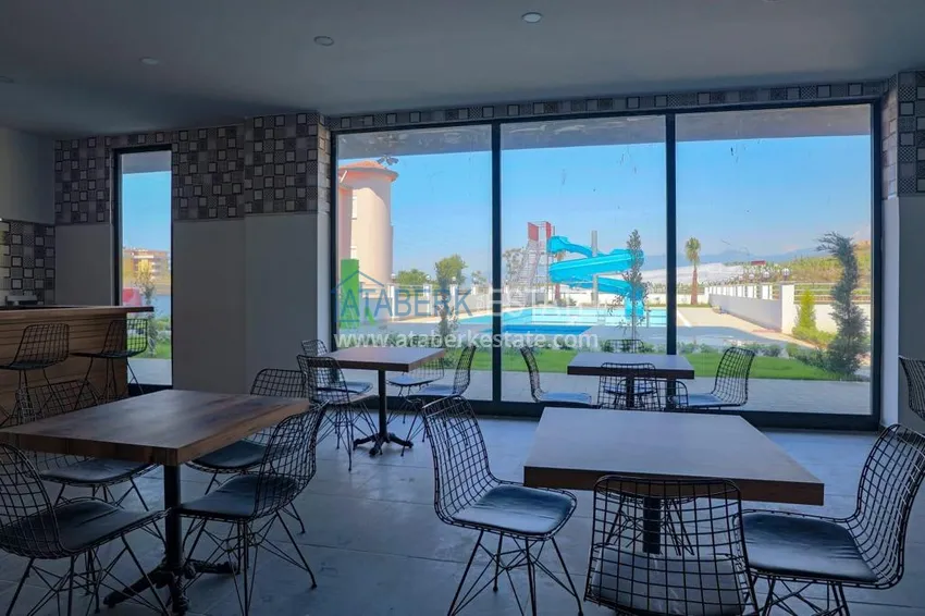 Пентхаус-дуплекс в Махмутларе с чистовой отделкой видом на горы и море  25 