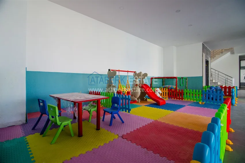 Пентхаус-дуплекс в Махмутларе с чистовой отделкой видом на горы и море  31 