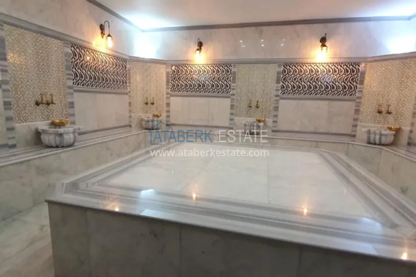 Пентхаус-дуплекс в Махмутларе с чистовой отделкой видом на горы и море  38 