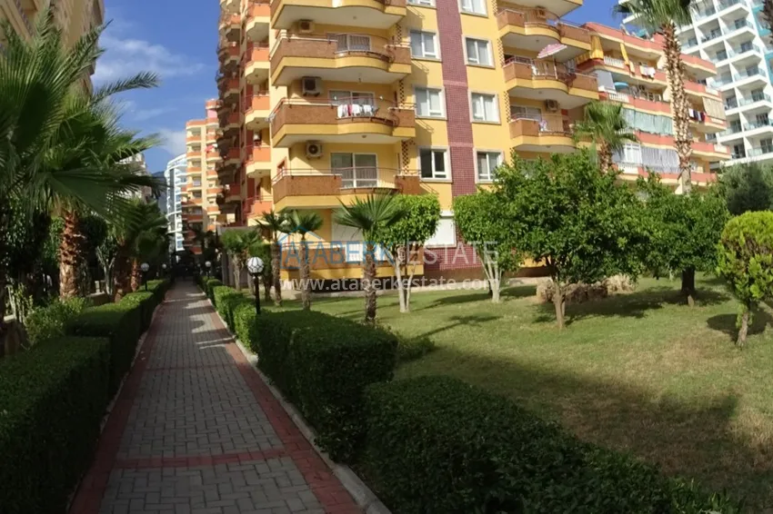 Квартира в Махмутларе на первой береговой с мебелью  3 