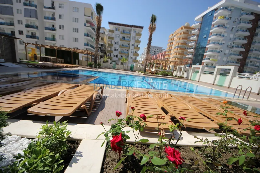 Квартира в Махмутларе две спальни стильный интерьер 10 