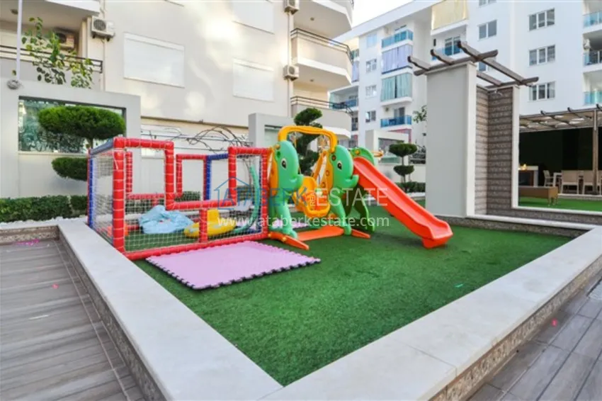 Квартира в Махмутларе две спальни стильный интерьер 13 