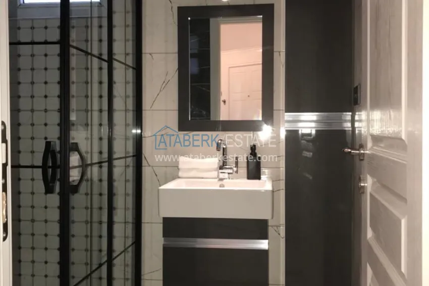 Приобрести Квартиры в центре Алании полностью меблированные в комплексе с бассейном 16 