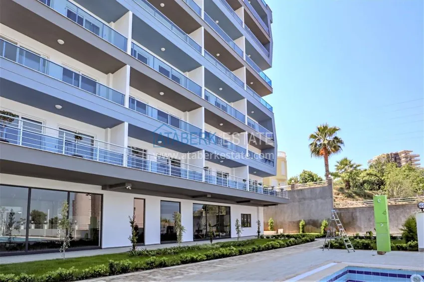 Пентхаус-дуплекс в Махмутларе с чистовой отделкой видом на горы и море  15 