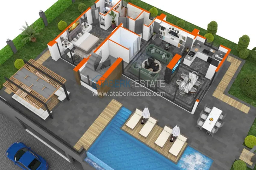 Приобрести Виллы в Каргыджаке - элитная недвижимость с гражданством и рассрочкой 30