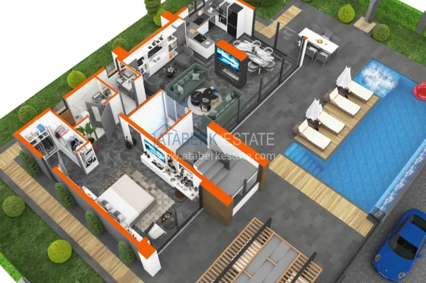 Приобрести Виллы в Каргыджаке - элитная недвижимость с гражданством и рассрочкой 31