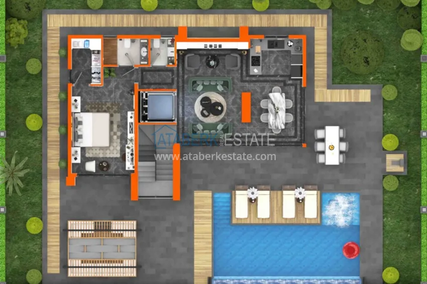 Приобрести Виллы в Каргыджаке - элитная недвижимость с гражданством и рассрочкой 32