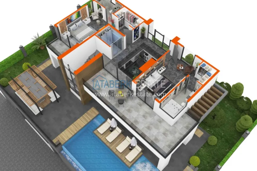 Приобрести Виллы в Каргыджаке - элитная недвижимость с гражданством и рассрочкой 33