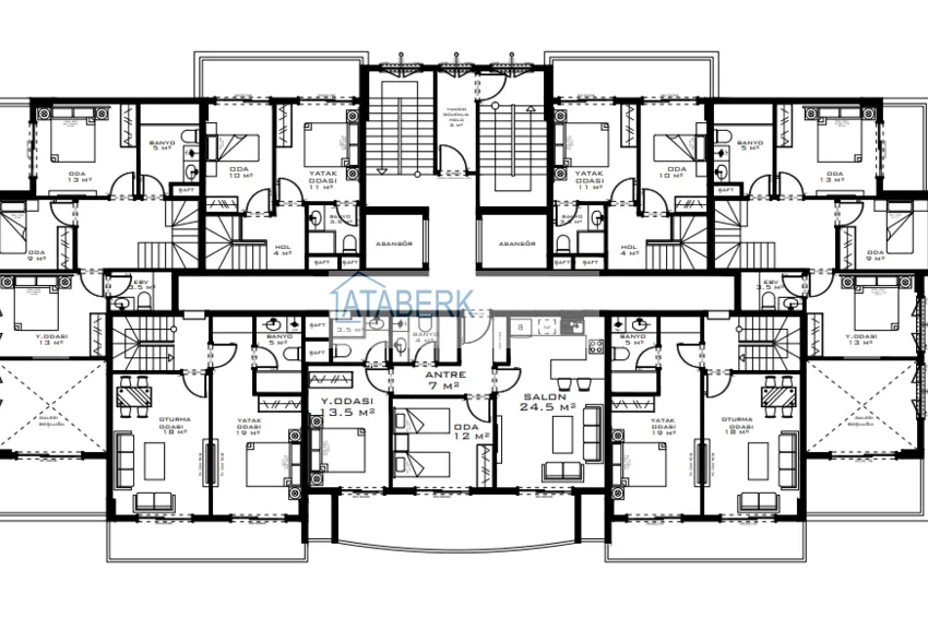 Приобрести Квартиры в Авсалларе с видом на море по ценам от застройщика 7