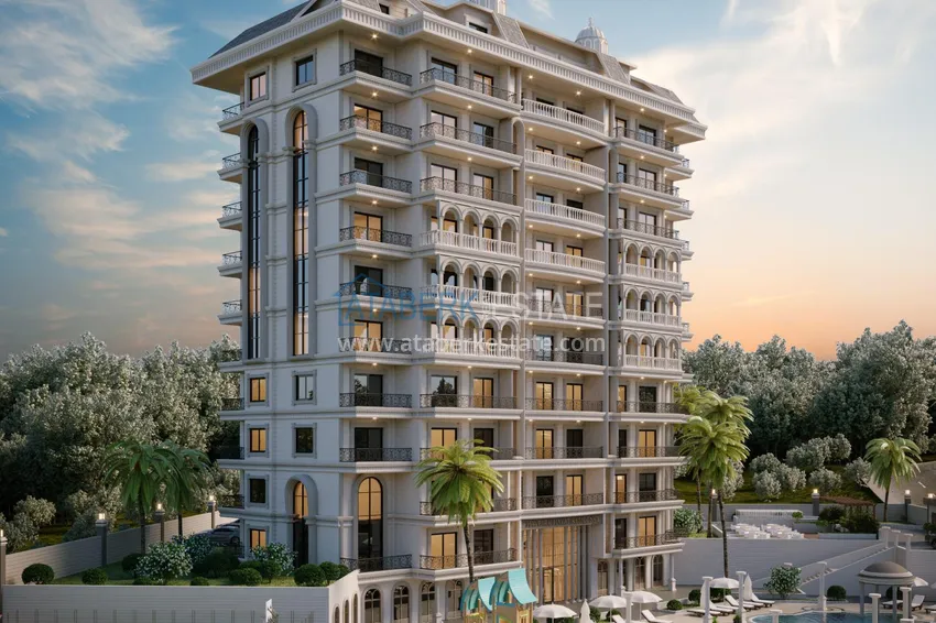 Квартиры в Авсалларе с видом на море по ценам от застройщика 13