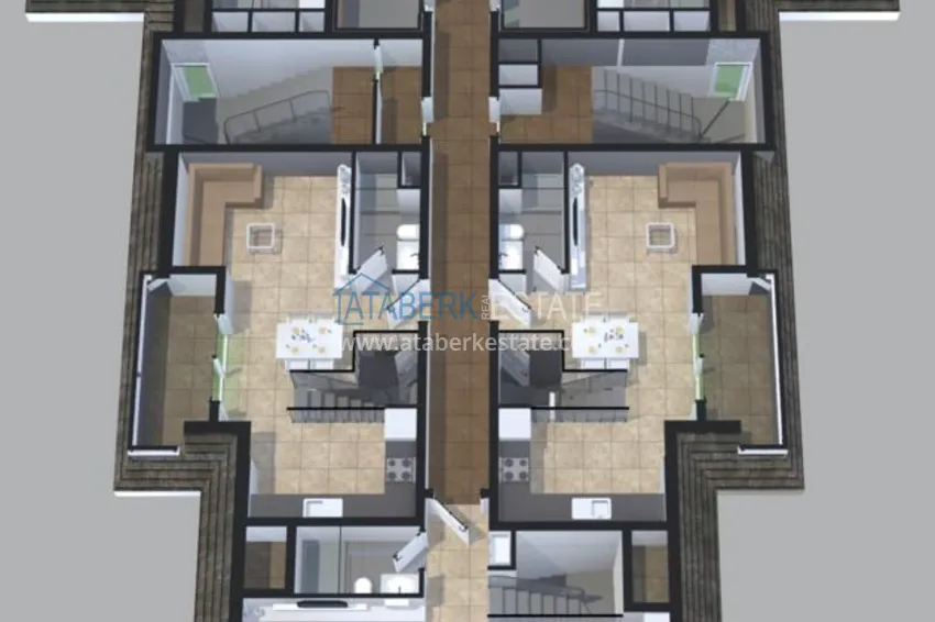 Приобрести Квартиры в Авсалларе с чистовой отделкой в новом комплексе 10 