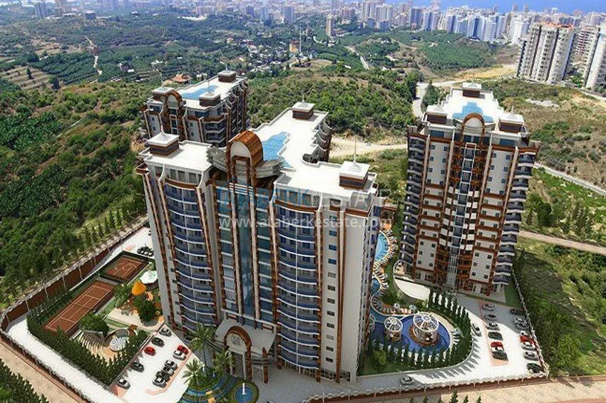 Дуплекс в Махмутларе меблированный с видовыми характеристиками  7 