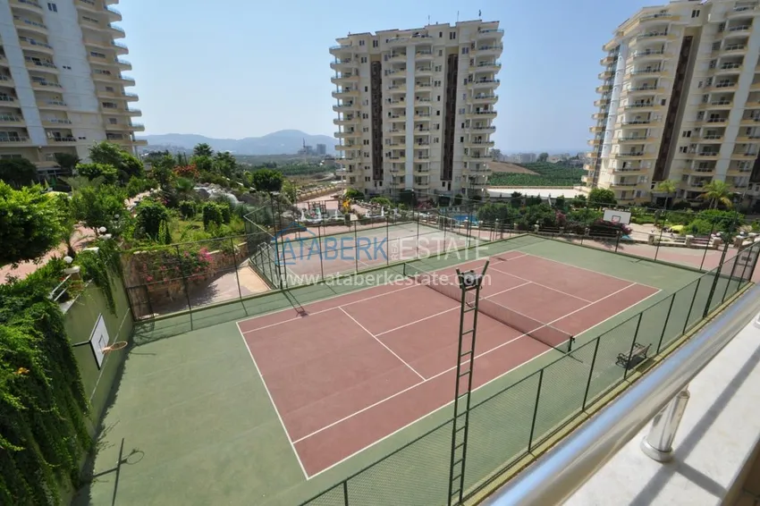 Квартира в Махмутларе с мебелью, открытым видом на море и горы 15 