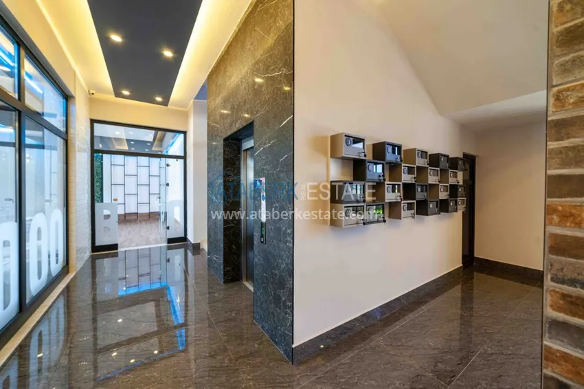 Квартира в Оба с мебелью видом на горы в новом комплексе 10 