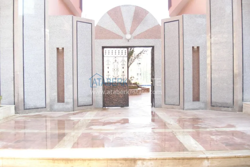 Квартира в Оба с видом на море в комплексе с бассейном 11 