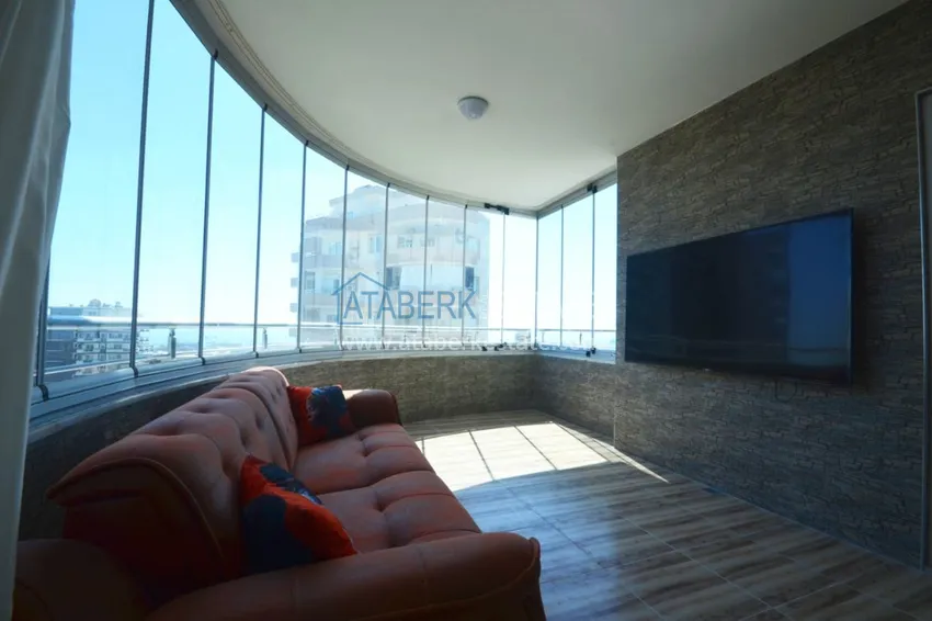 Приобрести Квартира в Махмутларе с мебелью и открытым видом на море и горы 13 