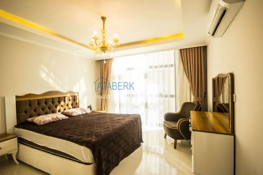 Квартира в Махмутларе с мебелью в современном жилом комплексе 2 