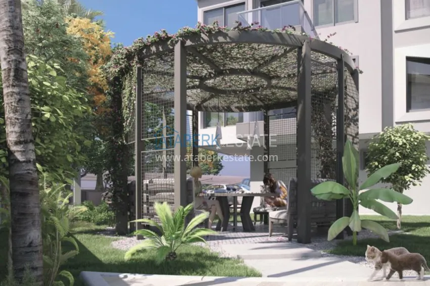 Квартира в центре Алании в строящемся комплексе 12 