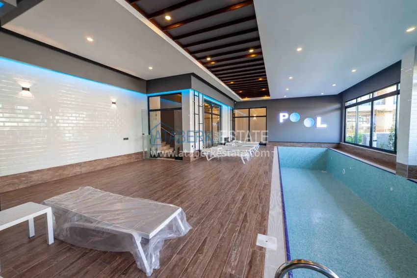 Квартира в Оба с мебелью видом на горы в новом комплексе 12 