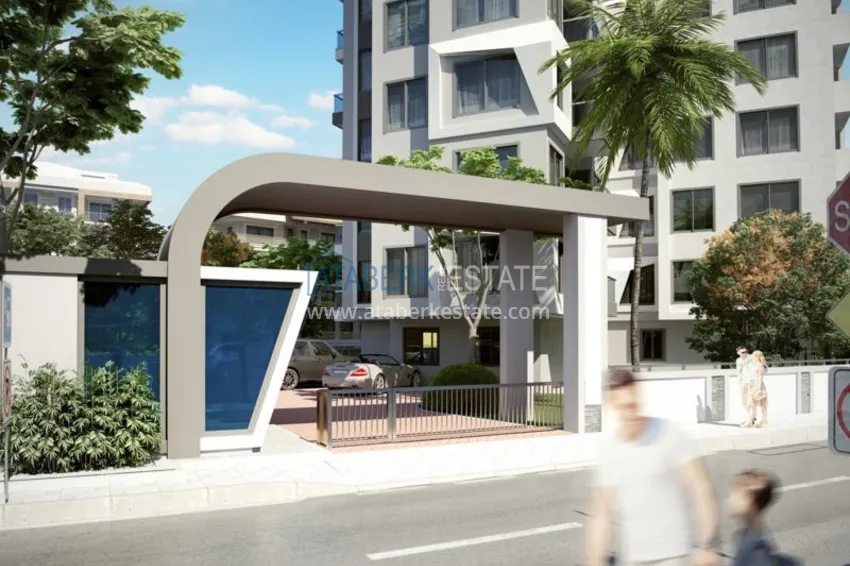 Квартира в центре Алании в строящемся комплексе 13 