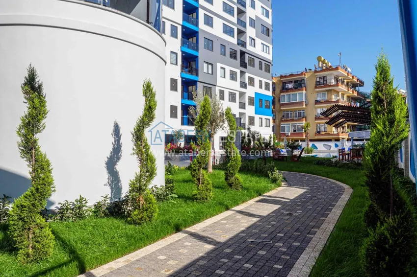 Квартира в центре Алании с чистовой отделкой район пляжа Клеопатра 11 